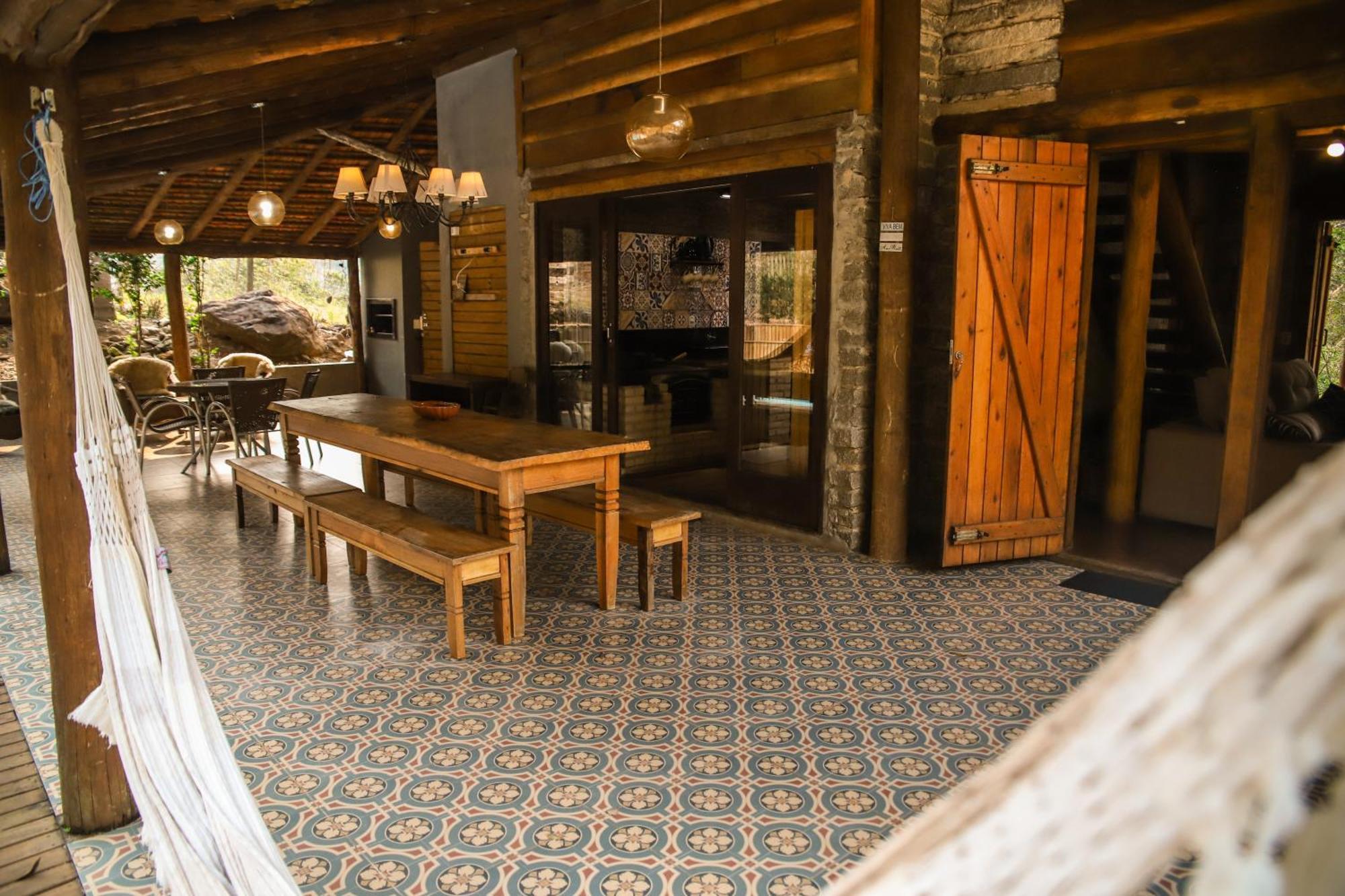 Chale Casa De Pedra, Vivenda Serra Velha, Chales De Montanha Timbe do Sul Dış mekan fotoğraf