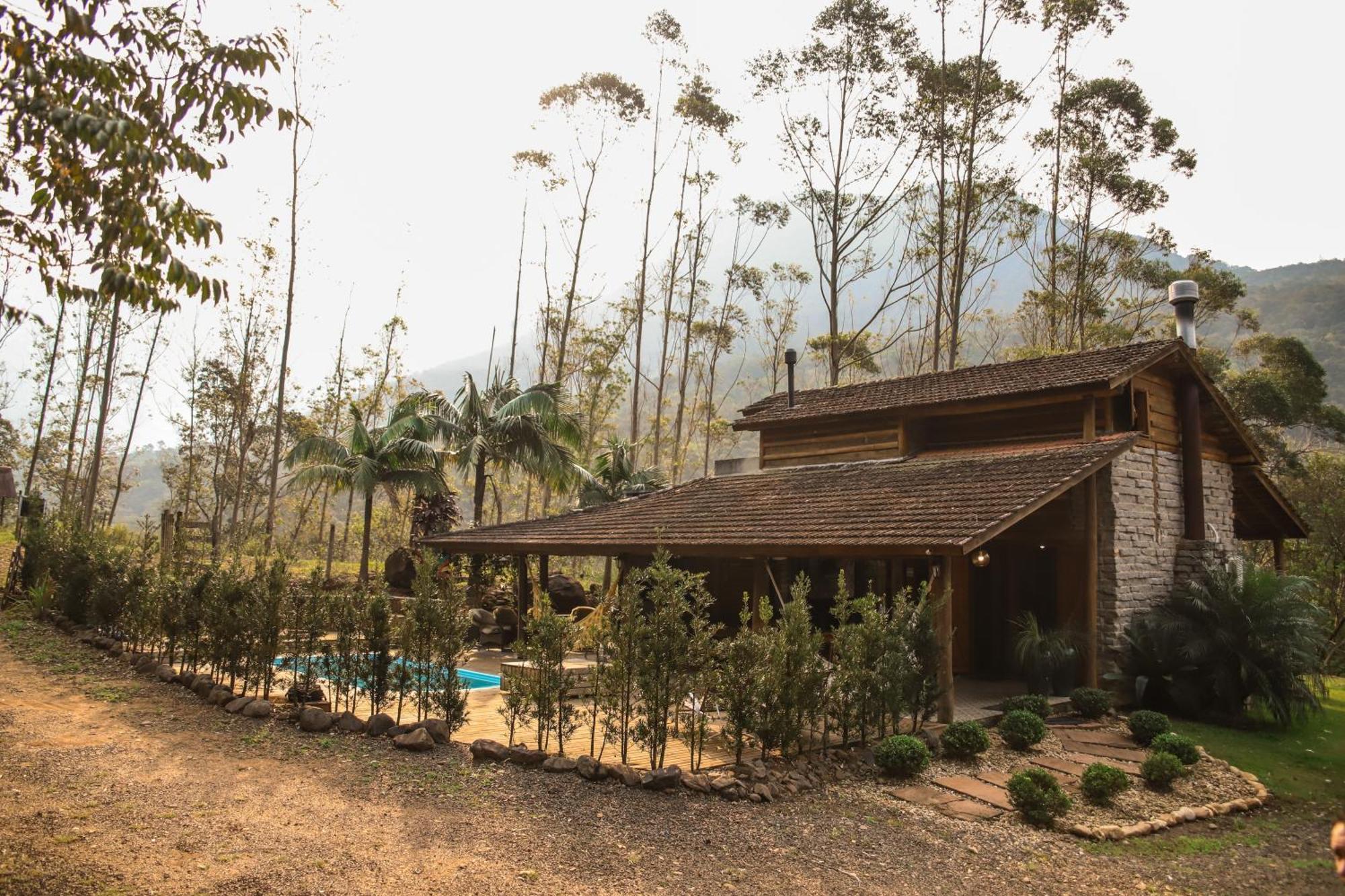 Chale Casa De Pedra, Vivenda Serra Velha, Chales De Montanha Timbe do Sul Dış mekan fotoğraf