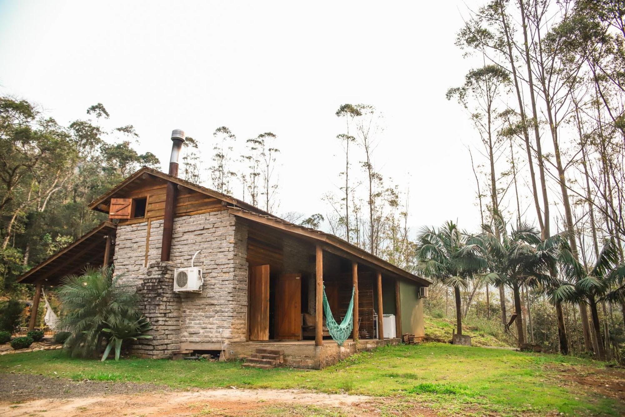 Chale Casa De Pedra, Vivenda Serra Velha, Chales De Montanha Timbe do Sul Dış mekan fotoğraf
