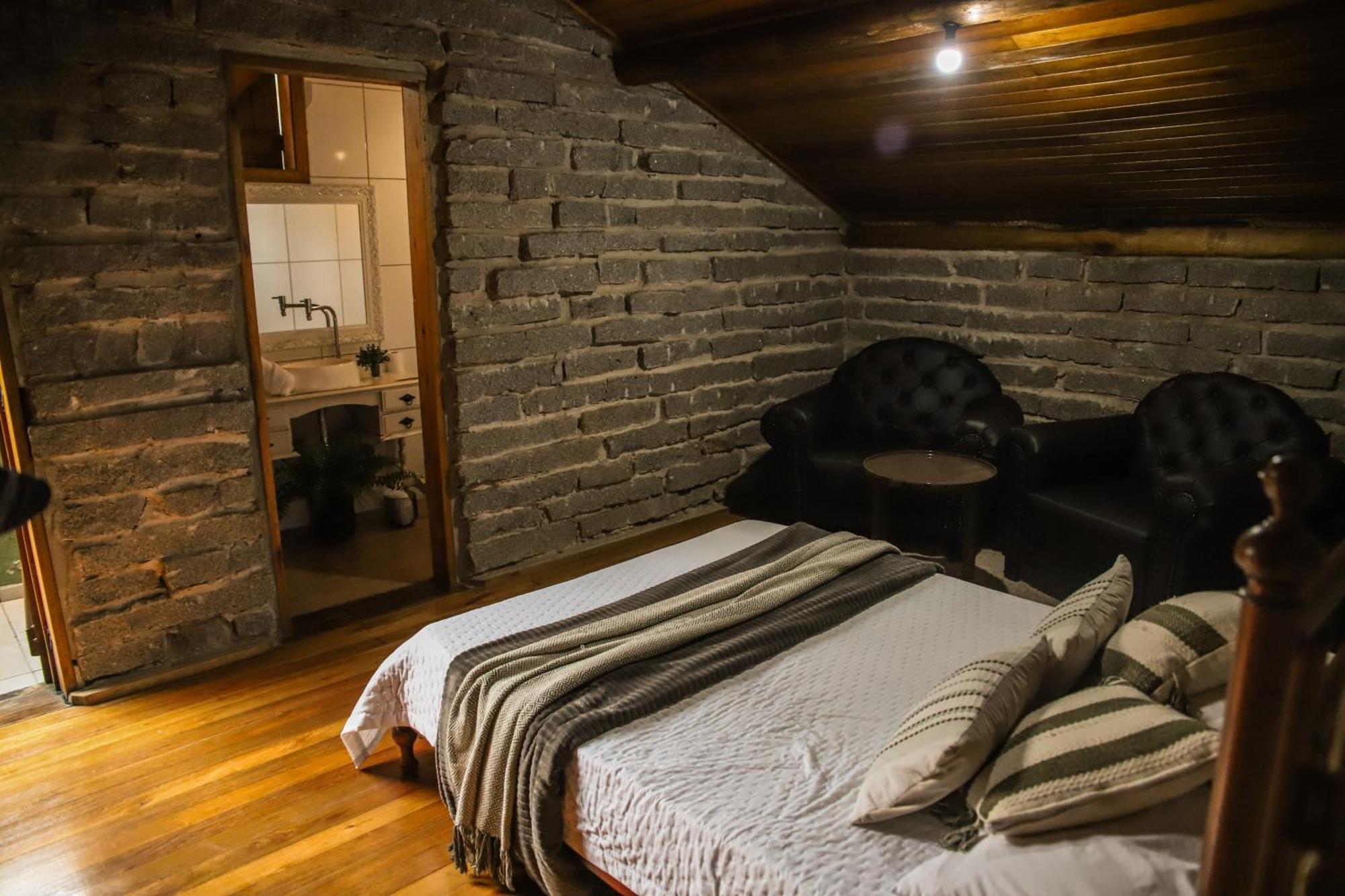Chale Casa De Pedra, Vivenda Serra Velha, Chales De Montanha Timbe do Sul Dış mekan fotoğraf